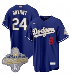 Men Los Angeles Dodgers 24 Kobe Bryant Royal 2026 Alternate Gold Collection Stadium Stitched Baseball Jersey Men Los Angeles Dodgers 24 Kobe Bryant Royal 2026 Alternate Gold Collection Stadium Stitched Baseball Jersey