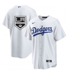 Men Los Angeles Dodgers 26 Kings White Cool Base Stitched Jersey Men Los Angeles Dodgers 26 Kings White Cool Base Stitched Jersey