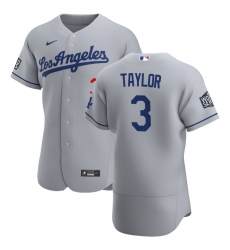 Men Los Angeles Dodgers 3 Chris Taylor Men Nike Gray Road 2020 World Series Bound Flex Base Team MLB Jersey Men Los Angeles Dodgers 3 Chris Taylor Men Nike Gray Road 2020 World Series Bound Flex Base Team MLB Jersey