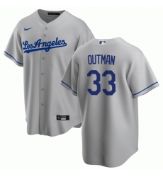 Men Los Angeles Dodgers 33 James Outman Vargas Grey Cool Base Stitched Baseball Jersey 281 29 Men Los Angeles Dodgers 33 James Outman Vargas Grey Cool Base Stitched Baseball Jersey 281 29