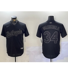 Men Los Angeles Dodgers 34 Black Cool Base Stitched Baseball Jersey Men Los Angeles Dodgers 34 Black Cool Base Stitched Baseball Jersey