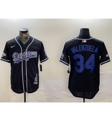 Men Los Angeles Dodgers 34 Toro Valenzuela Black 2024 World Series Champions Limited Stitched Baseball Jersey Men Los Angeles Dodgers 34 Toro Valenzuela Black 2024 World Series Champions Limited Stitched Baseball Jersey