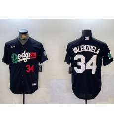 Men Los Angeles Dodgers 34 Toro Valenzuela Black Mexico 2024 World Series With No 34 Patch Cool Base Stitched Baseball Jersey 6 Men Los Angeles Dodgers 34 Toro Valenzuela Black Mexico 2024 World Series With No 34 Patch Cool Base Stitched Baseball Jersey 6