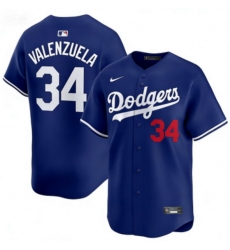 Men Los Angeles Dodgers 34 Toro Valenzuela Blue Flex Base Stitched Baseball Jersey Men Los Angeles Dodgers 34 Toro Valenzuela Blue Flex Base Stitched Baseball Jersey