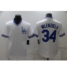 Men Los Angeles Dodgers 34 Toro Valenzuela White Stitched Baseball jersey Men Los Angeles Dodgers 34 Toro Valenzuela White Stitched Baseball jersey