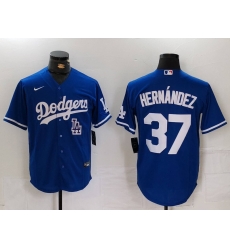 Men Los Angeles Dodgers 37 Teoscar Hernandez Blue Cool Base Stitched Baseball Jersey 5 Men Los Angeles Dodgers 37 Teoscar Hernandez Blue Cool Base Stitched Baseball Jersey 5