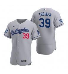 Men Los Angeles Dodgers 39 Blake Treinen Gray 2020 World Series Champions Road Flex Base Jersey Men Los Angeles Dodgers 39 Blake Treinen Gray 2020 World Series Champions Road Flex Base Jersey