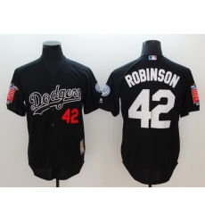 Men Los Angeles Dodgers 42 Robinson Black Throwback MLB Jerseys Men Los Angeles Dodgers 42 Robinson Black Throwback MLB Jerseys