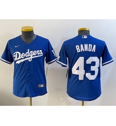 Men Los Angeles Dodgers 43 Anthony Banda Royal Alternate Limited Stitched Baseball Jersey Men Los Angeles Dodgers 43 Anthony Banda Royal Alternate Limited Stitched Baseball Jersey