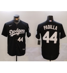 Men Los Angeles Dodgers 44 Vicente Padilla Black Cool Base Stitched Baseball Jersey 3 Men Los Angeles Dodgers 44 Vicente Padilla Black Cool Base Stitched Baseball Jersey 3