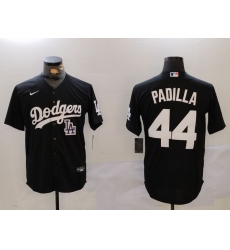 Men Los Angeles Dodgers 44 Vicente Padilla Black Cool Base Stitched Baseball Jersey 5 Men Los Angeles Dodgers 44 Vicente Padilla Black Cool Base Stitched Baseball Jersey 5