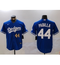 Men Los Angeles Dodgers 44 Vicente Padilla Blue Cool Base Stitched Baseball Jersey 6 Men Los Angeles Dodgers 44 Vicente Padilla Blue Cool Base Stitched Baseball Jersey 6
