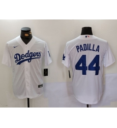 Men Los Angeles Dodgers 44 Vicente Padilla White Cool Base Stitched Baseball Jersey Men Los Angeles Dodgers 44 Vicente Padilla White Cool Base Stitched Baseball Jersey