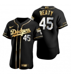Men Los Angeles Dodgers 45 Matt Beaty Black 2020 World Series Champions Golden Limited Jersey Men Los Angeles Dodgers 45 Matt Beaty Black 2020 World Series Champions Golden Limited Jersey