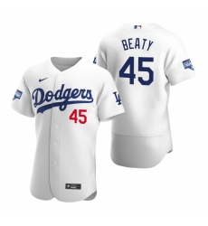Men Los Angeles Dodgers 45 Matt Beaty White 2020 World Series Champions Flex Base Jersey Men Los Angeles Dodgers 45 Matt Beaty White 2020 World Series Champions Flex Base Jersey