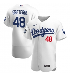 Men Los Angeles Dodgers 48 Brusdar Graterol Men Nike White Home 2020 World Series Bound Flex Base Player MLB Jersey Men Los Angeles Dodgers 48 Brusdar Graterol Men Nike White Home 2020 World Series Bound Flex Base Player MLB Jersey