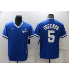 Men Los Angeles Dodgers 5 Freddie Freeman Royal Stitched Baseball jersey Men Los Angeles Dodgers 5 Freddie Freeman Royal Stitched Baseball jersey
