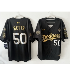 Men Los Angeles Dodgers 50 Mookie Betts Black Gold 2025 World Series Champions 26 Back to Back Champions With No 34 Patch Limited Stitched Baseball Jersey Men Los Angeles Dodgers 50 Mookie Betts Black Gold 2025 World Series Champions 26 Back to Back Champions With No 34 Patch Limited Stitched Baseball Jersey