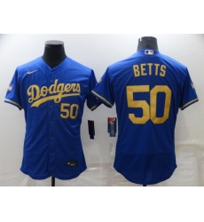 Men Los Angeles Dodgers 50 Mookie Betts Blue Gold 2020 World Series Flex Base Stitched Jersey Men Los Angeles Dodgers 50 Mookie Betts Blue Gold 2020 World Series Flex Base Stitched Jersey