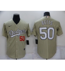 Men Los Angeles Dodgers 50 Mookie Betts Cream Cool Base Stitched jersey Men Los Angeles Dodgers 50 Mookie Betts Cream Cool Base Stitched jersey