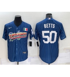 Men Los Angeles Dodgers 50 Mookie Betts Navy Mexico Rainbow Cool Base Stitched Baseball Jersey Men Los Angeles Dodgers 50 Mookie Betts Navy Mexico Rainbow Cool Base Stitched Baseball Jersey
