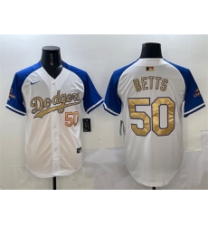 Men Los Angeles Dodgers 50 Mookie Betts White Royal Gold 2024 World Series Champions Vapor Limited Stitched Baseball Jersey 806 Men Los Angeles Dodgers 50 Mookie Betts White Royal Gold 2024 World Series Champions Vapor Limited Stitched Baseball Jersey 806