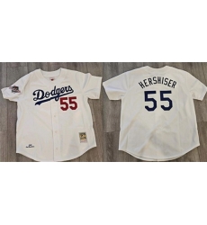 Men Los Angeles Dodgers 55 Orel Hershiser White 1988 World Series Cool Base Stitched Baseball Jersey Men Los Angeles Dodgers 55 Orel Hershiser White 1988 World Series Cool Base Stitched Baseball Jersey