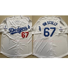 Men Los Angeles Dodgers 67 Vin Scully White Throwback 1950 2016 Jersey Men Los Angeles Dodgers 67 Vin Scully White Throwback 1950 2016 Jersey