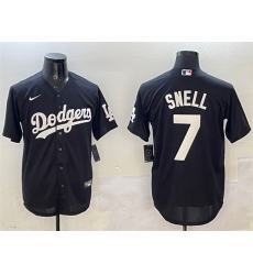 Men Los Angeles Dodgers 7 Blake Snell Black Cool Base Stitched Baseball Jersey Men Los Angeles Dodgers 7 Blake Snell Black Cool Base Stitched Baseball Jersey