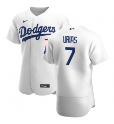 Men Los Angeles Dodgers 7 Julio Urias Men Nike White Home 2020 Flex Base Player MLB Jersey Men Los Angeles Dodgers 7 Julio Urias Men Nike White Home 2020 Flex Base Player MLB Jersey