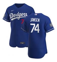 Men Los Angeles Dodgers 74 Kenley Jansen Men Nike Royal Alternate 2020 World Series Bound Flex Base Player MLB Jersey Men Los Angeles Dodgers 74 Kenley Jansen Men Nike Royal Alternate 2020 World Series Bound Flex Base Player MLB Jersey