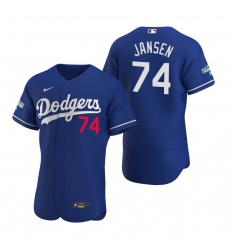 Men Los Angeles Dodgers 74 Kenley Jansen Royal 2020 World Series Champions Flex Base Jersey Men Los Angeles Dodgers 74 Kenley Jansen Royal 2020 World Series Champions Flex Base Jersey