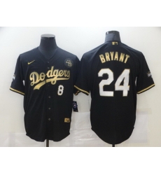 Men Los Angeles Dodgers 8 24 Kobe Bryant Black Gold Stitched MLB Cool Base Nike Jersey Men Los Angeles Dodgers 8 24 Kobe Bryant Black Gold Stitched MLB Cool Base Nike Jersey