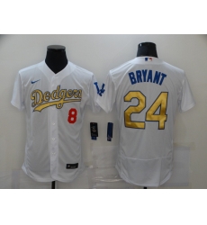Men Los Angeles Dodgers 8 26 24 Kobe Bryant White Gold 2020 Nike Flexbase Jersey Men Los Angeles Dodgers 8 26 24 Kobe Bryant White Gold 2020 Nike Flexbase Jersey