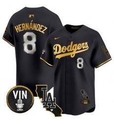Men Los Angeles Dodgers 8 Enrique Hernandez Black Gold Vin 26 California Patch Vapor Premier Limited Stitched Baseball Jersey Men Los Angeles Dodgers 8 Enrique Hernandez Black Gold Vin 26 California Patch Vapor Premier Limited Stitched Baseball Jersey
