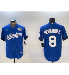 Men Los Angeles Dodgers 8 Enrique Hernandez Royal 2024 World Series City Connect Cool Base Stitched Baseball Jersey Men Los Angeles Dodgers 8 Enrique Hernandez Royal 2024 World Series City Connect Cool Base Stitched Baseball Jersey