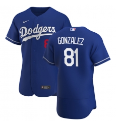 Men Los Angeles Dodgers 81 Victor Gonzalez Men Nike Royal Alternate 2020 Flex Base Player MLB Jersey Men Los Angeles Dodgers 81 Victor Gonzalez Men Nike Royal Alternate 2020 Flex Base Player MLB Jersey