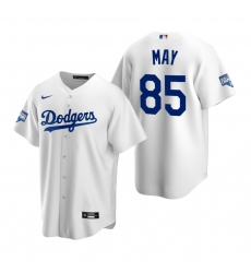 Men Los Angeles Dodgers 85 Dustin May White 2020 World Series Champions Replica Jersey Men Los Angeles Dodgers 85 Dustin May White 2020 World Series Champions Replica Jersey