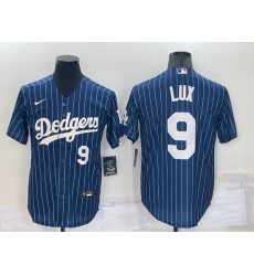 Men Los Angeles Dodgers 9 Gavin Lux Navy Cool Base Stitched Jerseyy Men Los Angeles Dodgers 9 Gavin Lux Navy Cool Base Stitched Jerseyy