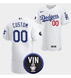 Men Los Angeles Dodgers Active Player Custom 2022 White Vin Scully Patch Flex Base Stitched Baseball Jersey Men Los Angeles Dodgers Active Player Custom 2022 White Vin Scully Patch Flex Base Stitched Baseball Jersey