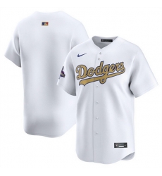 Men Los Angeles Dodgers Active Player Custom White 2025 Gold Collection Limited Stitched Baseball Jersey Men Los Angeles Dodgers Active Player Custom White 2025 Gold Collection Limited Stitched Baseball Jersey