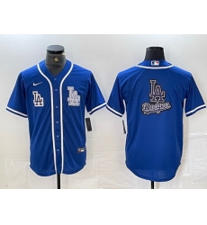 Men Los Angeles Dodgers Big logo Blue Cool Base Stitched Baseball Jersey Men Los Angeles Dodgers Big logo Blue Cool Base Stitched Baseball Jersey