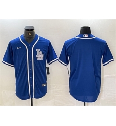 Men Los Angeles Dodgers Blank Blue Cool Base Stitched Baseball Jersey Men Los Angeles Dodgers Blank Blue Cool Base Stitched Baseball Jersey