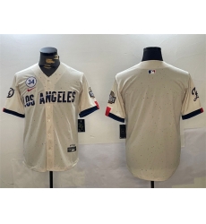 Men Los Angeles Dodgers Blank Cream 2024 World Series With No 34 Patch Limited Stitched Baseball Jersey Men Los Angeles Dodgers Blank Cream 2024 World Series With No 34 Patch Limited Stitched Baseball Jersey