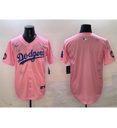 Men Los Angeles Dodgers Blank Pink 2025 Tokyo Series Limited Stitched Baseball Jersey Men Los Angeles Dodgers Blank Pink 2025 Tokyo Series Limited Stitched Baseball Jersey