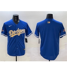 Men Los Angeles Dodgers Blank Royal 2025 Gold Collection Limited Stitched Baseball Jersey 001 Men Los Angeles Dodgers Blank Royal 2025 Gold Collection Limited Stitched Baseball Jersey 001