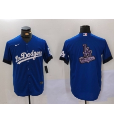 Men Los Angeles Dodgers Blue Team Big Logo City Connect Cool Base Stitched Baseball Jersey 1 Men Los Angeles Dodgers Blue Team Big Logo City Connect Cool Base Stitched Baseball Jersey 1