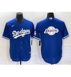 Men Los Angeles Dodgers Blue Team Big Logo Cool Base Stitched Baseball Jersey Men Los Angeles Dodgers Blue Team Big Logo Cool Base Stitched Baseball Jersey