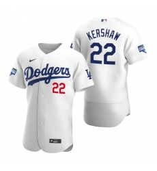 Men Los Angeles Dodgers Clayton Kershaw White 2020 World Series Champions Flex Base Jersey Men Los Angeles Dodgers Clayton Kershaw White 2020 World Series Champions Flex Base Jersey