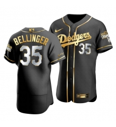 Men Los Angeles Dodgers Cody Bellinger 35 2020 World Series Champions Golden Limited Authentic Jersey Black Men Los Angeles Dodgers Cody Bellinger 35 2020 World Series Champions Golden Limited Authentic Jersey Black